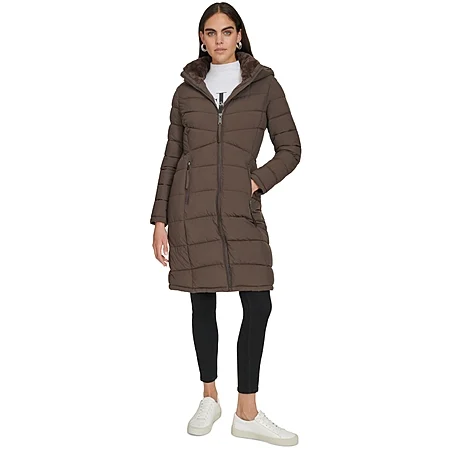 Womens Hooded Puffer Coat (75% off) Macys