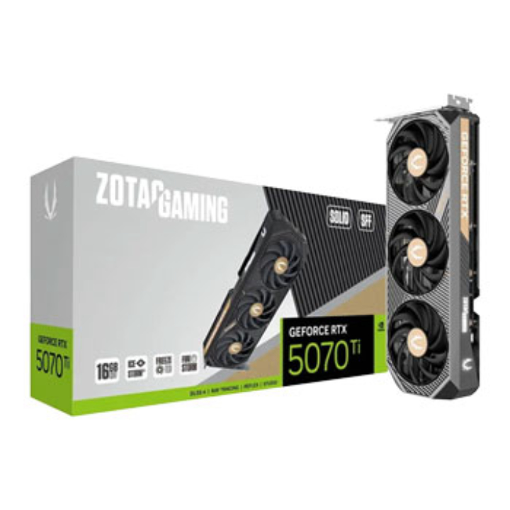 Zotac NVIDIA GeForce RTX 5070 Ti SOLID SFF 16GB Graphics Card