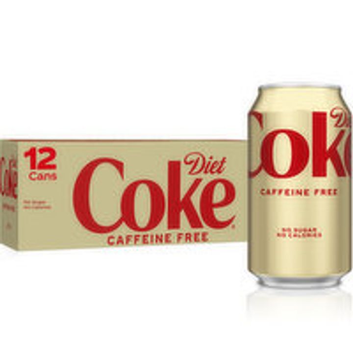 12-Pk 12-Oz Diet Coke Caffeine Free Soda