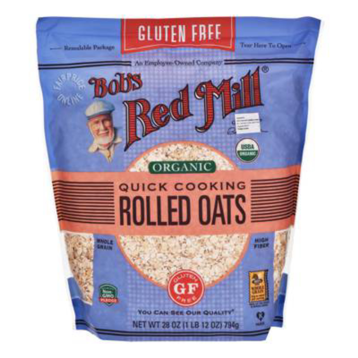 Bob's Red Mill Organic Quick Cooking Rolled Oats-4 PK-20oz.