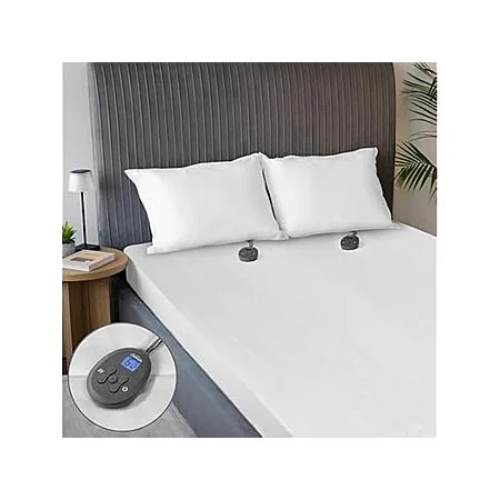 Sunbeam Electric Dual-Control Heated Mattress Pad (King)(1)
