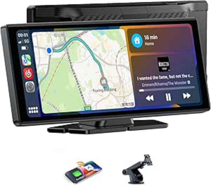 LAMTTO 9.26" Wireless CarPlay Screen for Car