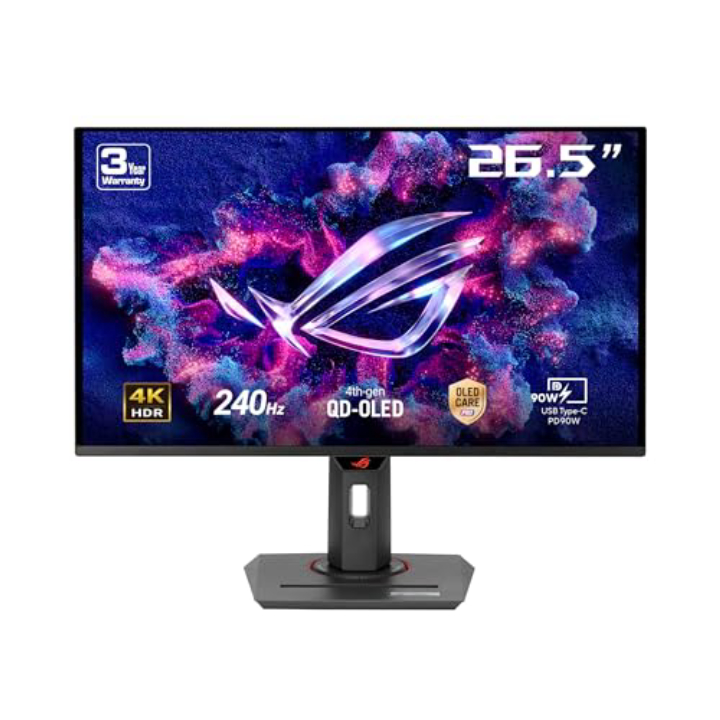 ASUS ROG Strix 27" 4K QD-OLED Gaming Monitor 240Hz