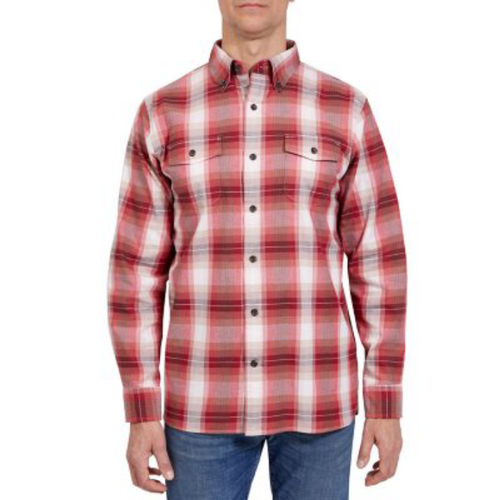 Land's End Men's Light Weight Flannel Shirt