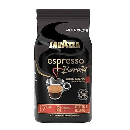 [SnS, AC] $12.64 | 2.2-Pound Lavazza Espresso Barista Gran Crema Whole Bean Coffee Blend (Medium Roast) at Amazon