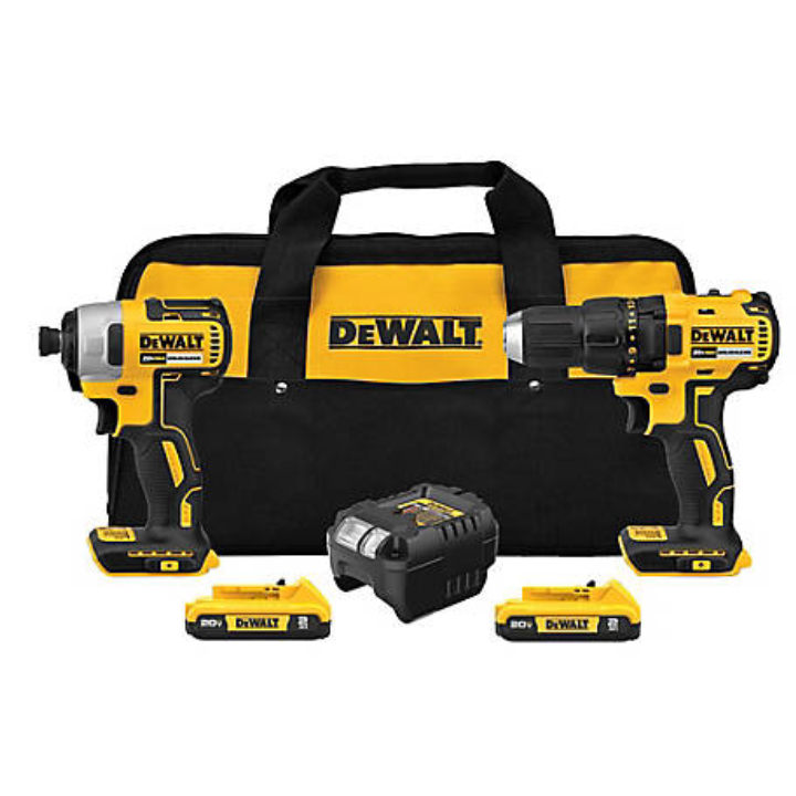 DEWALT 20V MAX Brushless Cordless Drill & Impact Driver Combo Kit