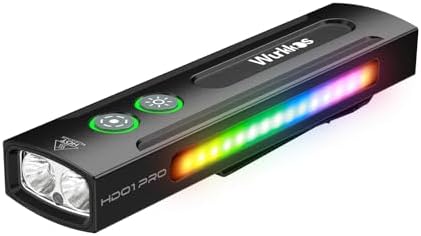  Wurkkos 1200 lumens 6-in-1 Magnetic Flashlight w/ White, Green & UV Light (HD01 PRO)