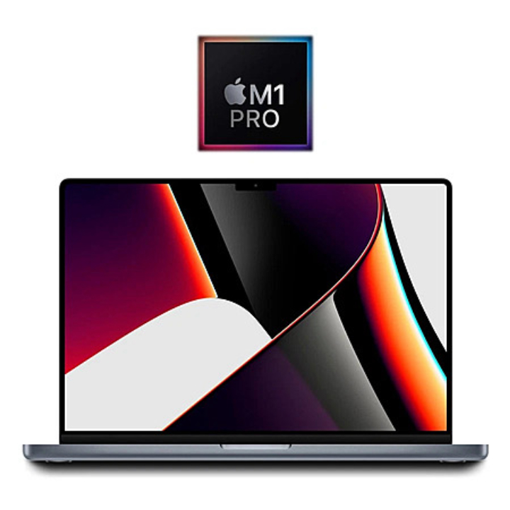 2021 Apple M1 Pro MacBook Pro 16-inch Space Gray refurbished, 16GB RAM, 512GB SSD