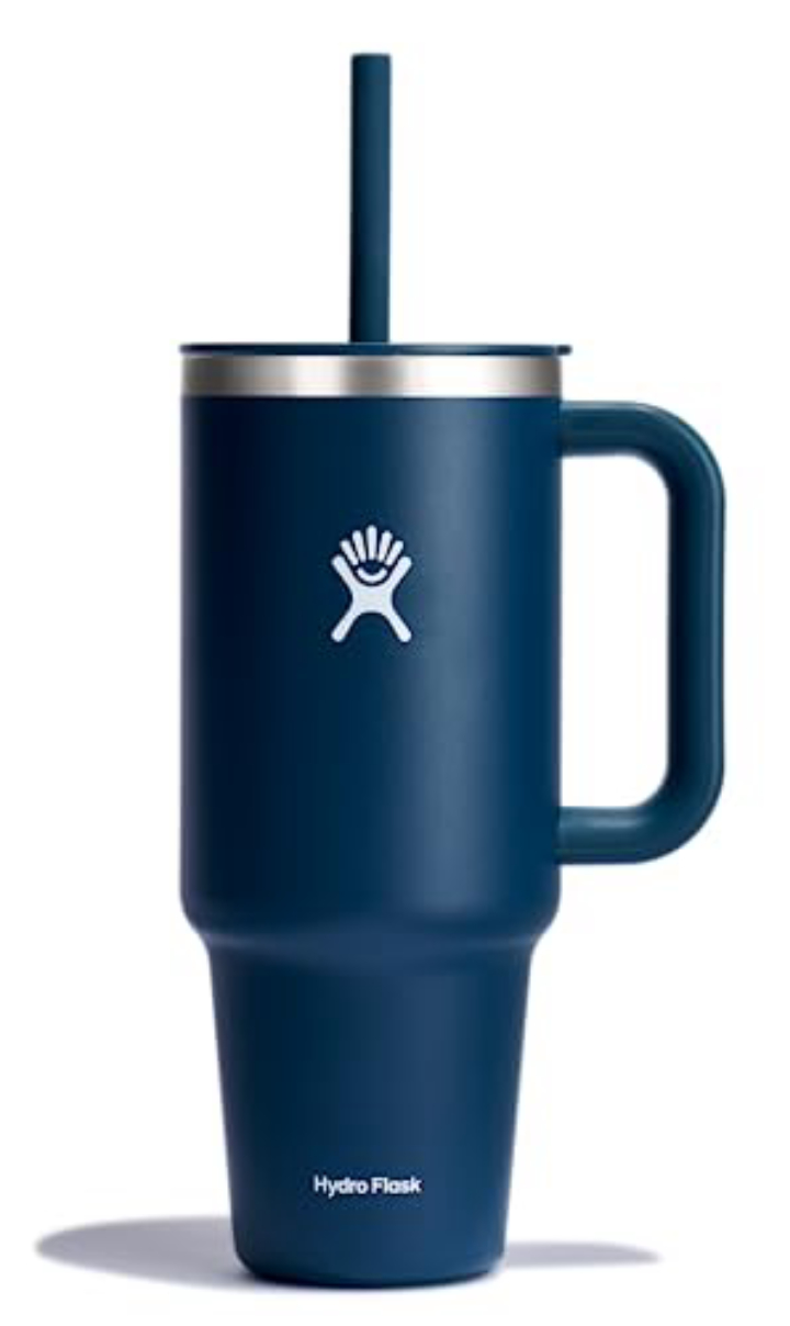 Hydro Flask 40 oz Tumbler with Handle & Straw - Indigo