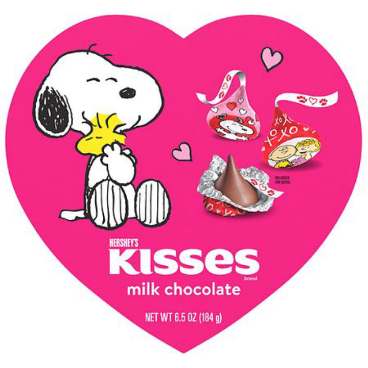 Snoopy and Friends, Valentine's Day Candy, Gift Box Milk Chocolate 6.5 oz
