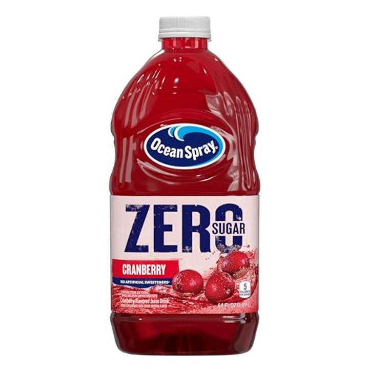 Ocean Spray ZERO Sugar Cranberry Juice, 64 oz – Stevia Sweetened