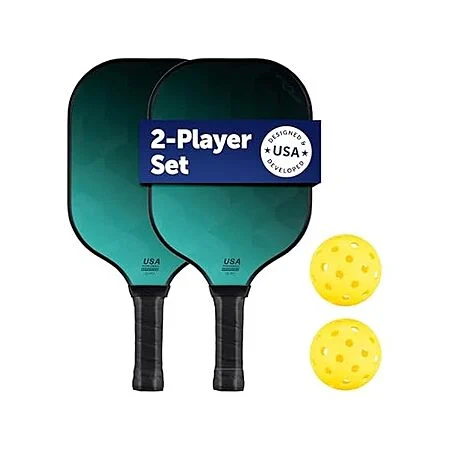 2-Player Sport Squad Pickleball Paddle Set (Fiberglass/Graphite Paddles) $11.99 + Free Shipping w/ Prime