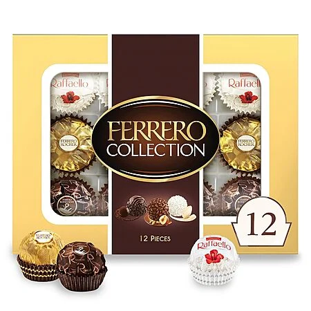 12-Ct 4.6-Oz Ferrero Collection Premium Gourmet Assorted Chocolate (Variety)
