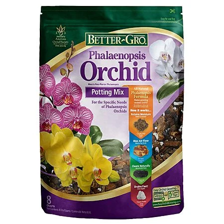 8-Qt Better-Gro Phalaenopsis Orchid All-Purpose Organic Potting Soil Mix