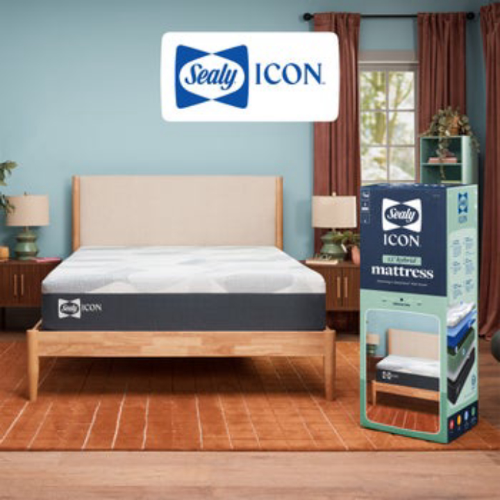 Sealy Icon Medium Hybrid Mattress Only (King Size) 12" 