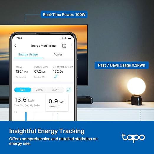 TP-Link Tapo P110M Smart Plug Mini (4-Pack)