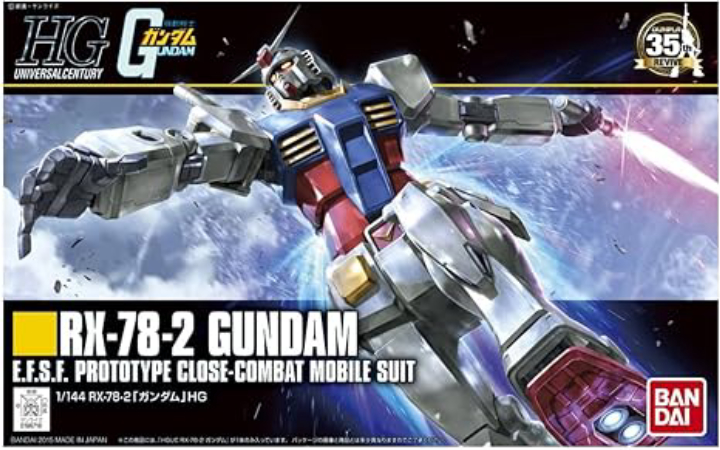 Bandai Mobile Suit Gundam HGUC #191 RX-78-2 Gundam Revive 1/144 Model Kit