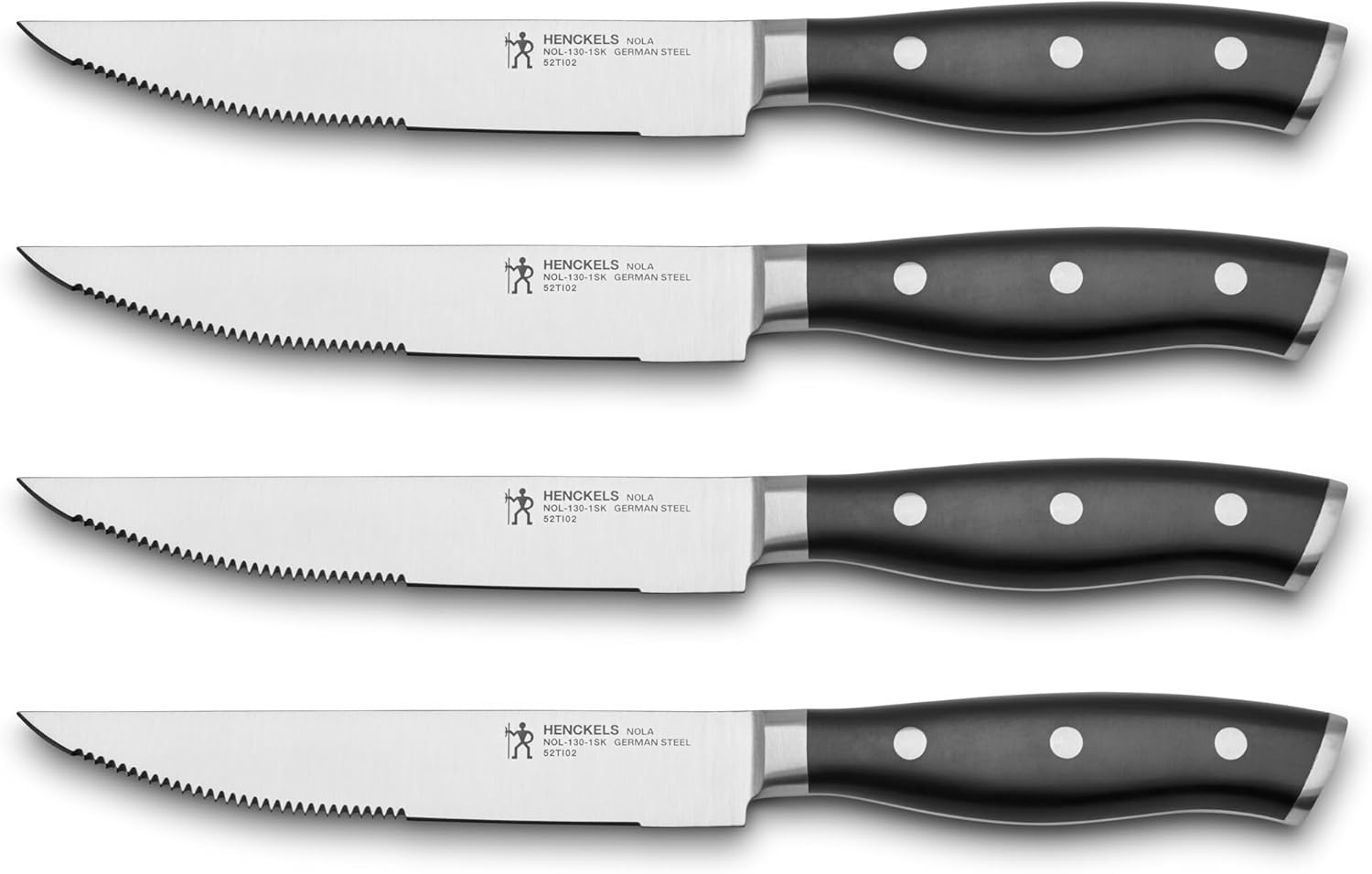 HENCKELS x EMERIL Lagasse The Nola Collection Razor-Sharp German 4-pc Steak Knife Set