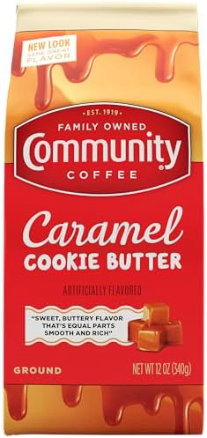 12-oz Community Coffee Medium Roast Ground Coffee Caramel Cookie Butter