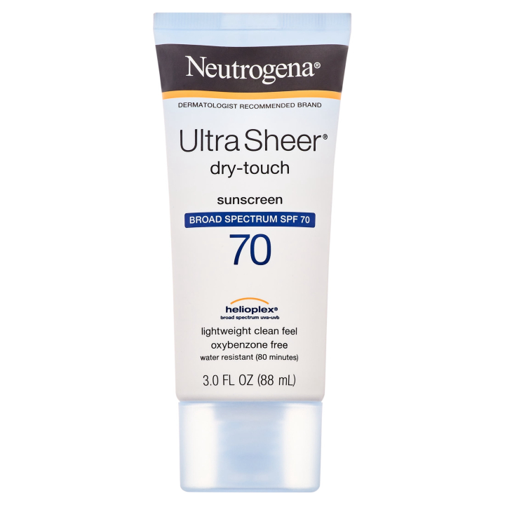 Neutrogena Ultra Sheer Dry-Touch Sunscreen Lotion SPF 70, 3 oz