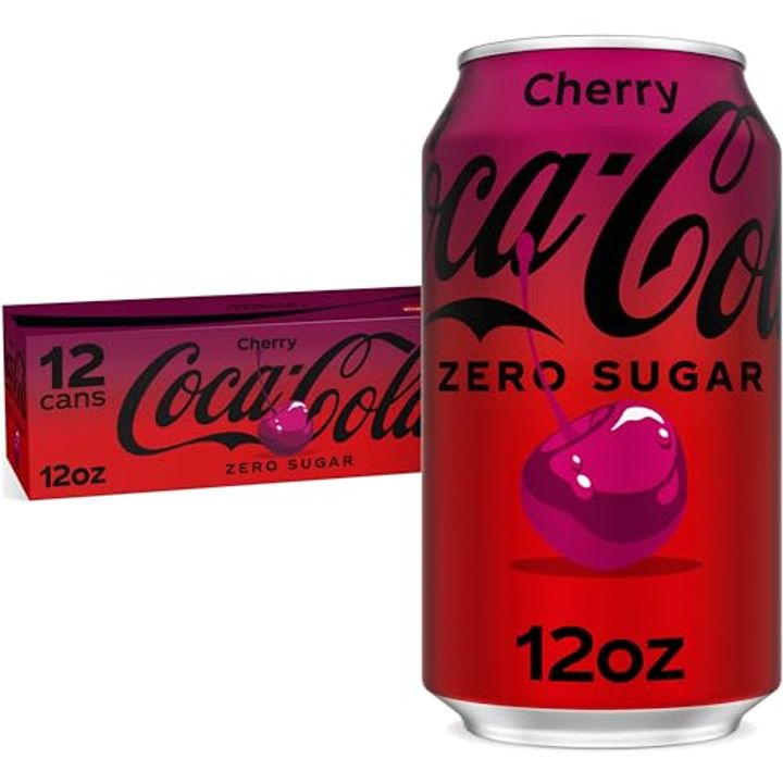 Coca-Cola Zero Sugar Cherry – 12 Pack, 12oz Cans