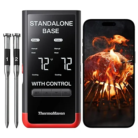 ThermoMaven P2 Smart Bluetooth Wireless Meat Thermometer w/ 2 Probes
