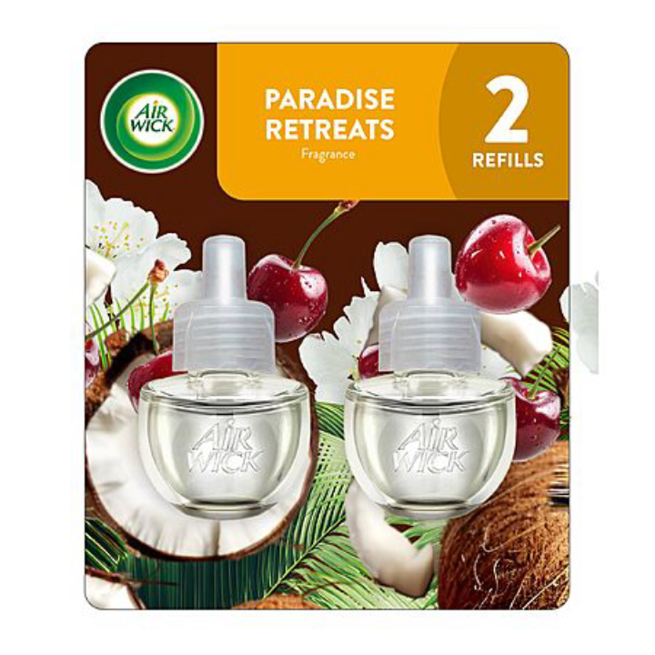 2-Ct Air Wick Plug-In Scented Oil Refills Paradise Retreat