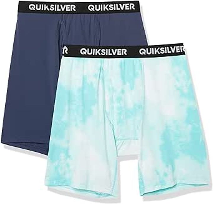 Quiksilver Men's 4-Pack Performance Mesh Boxer Briefs