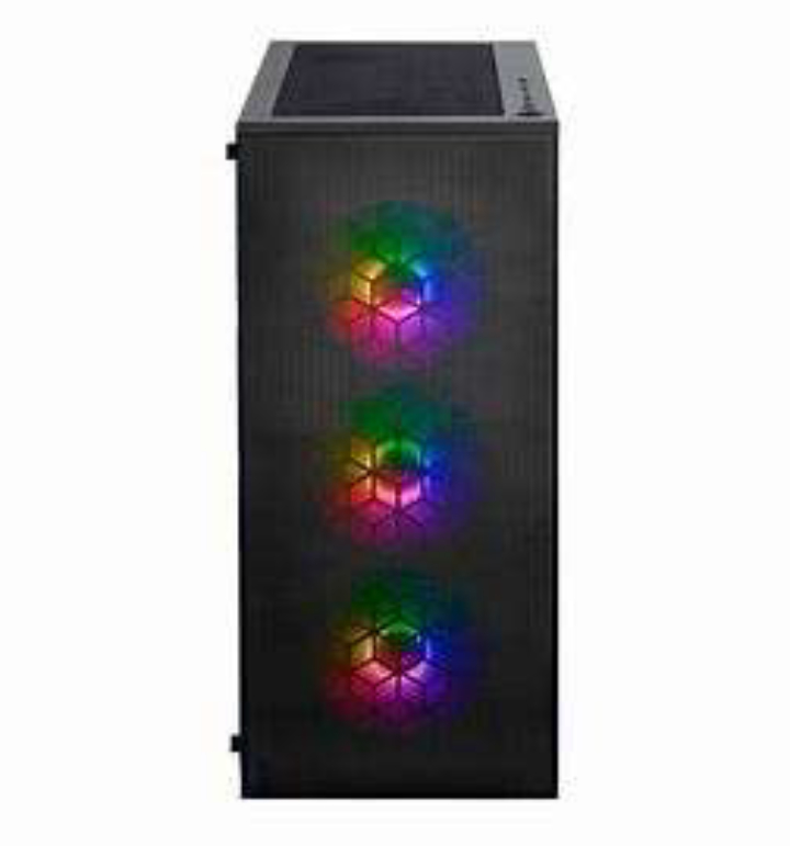 RAIDMAX X921 Mesh Airflow ATX Mid Tower Case with 6x RGB Fans, 650W PSU & Cooler