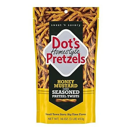 16-Oz Dot's Homestyle Pretzels Seasoned Pretzel Twists (Honey Mustard) at Amazon
