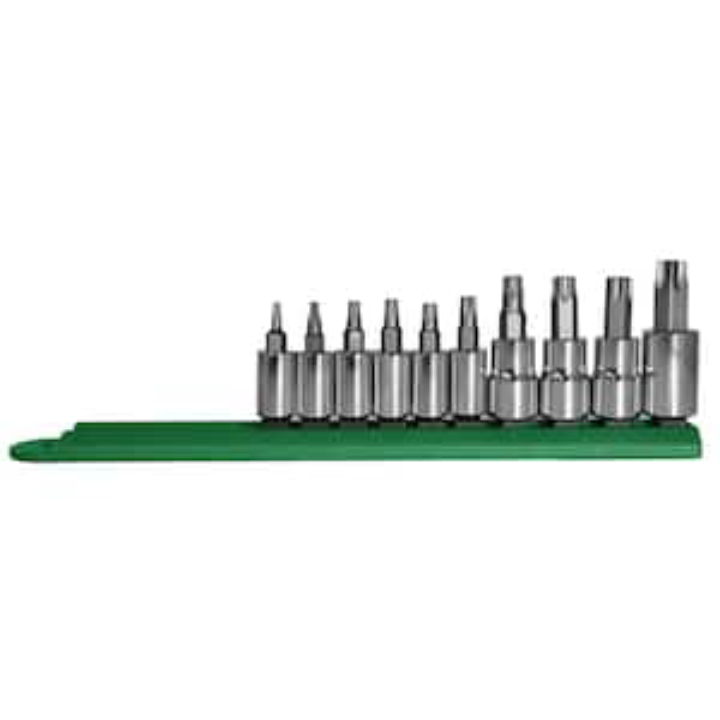 Mayhew Tools 10‑Piece Tamper‑Proof Torx Plus Socket Bit Set – Durable Chrome‑Plated Precision Kit