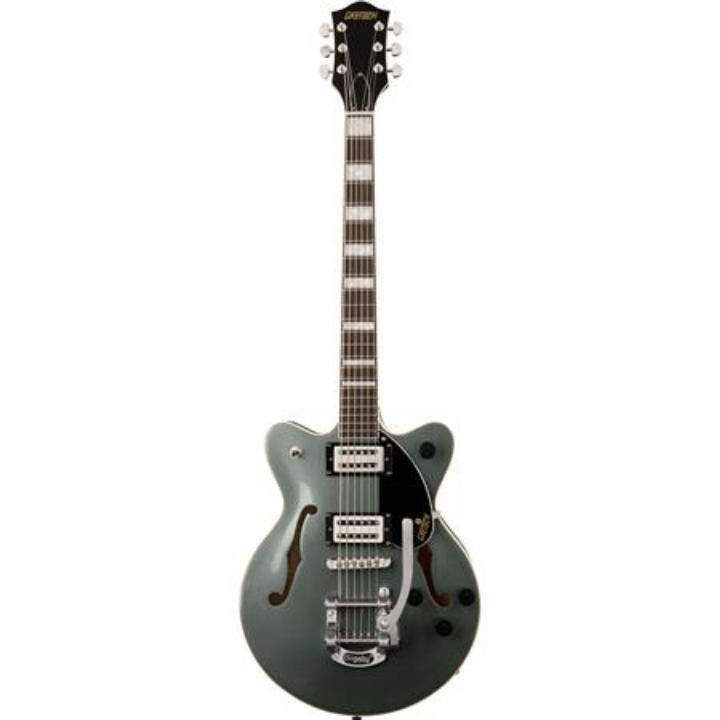 Gretsch G2655T Streamliner Center Block Jr. Double-Cut Bigsby Electric Guitar, Stirling Green