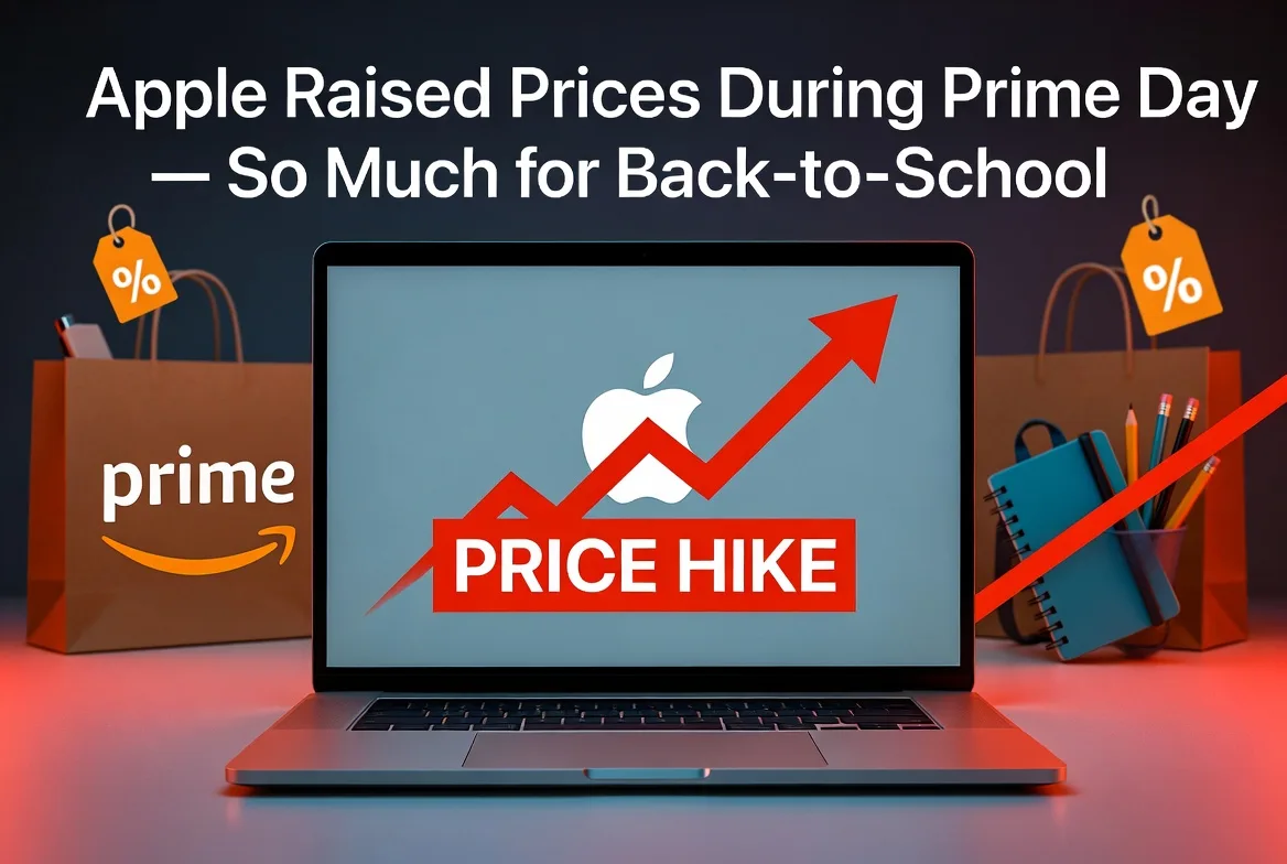 Apple Raised Prices During Prime Day — So Much for Back-to-School
