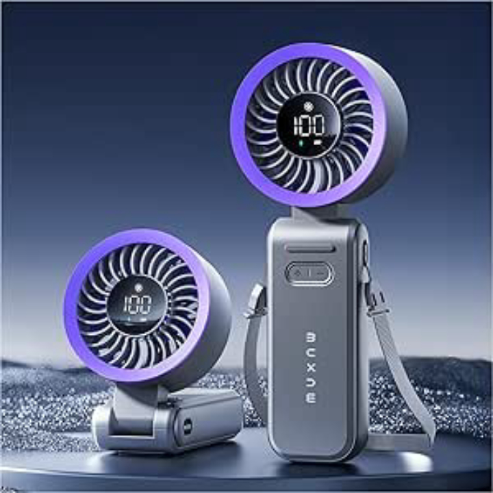 Deyhoc 3600mAh Rechargeable Portable Handheld Turbo Fan