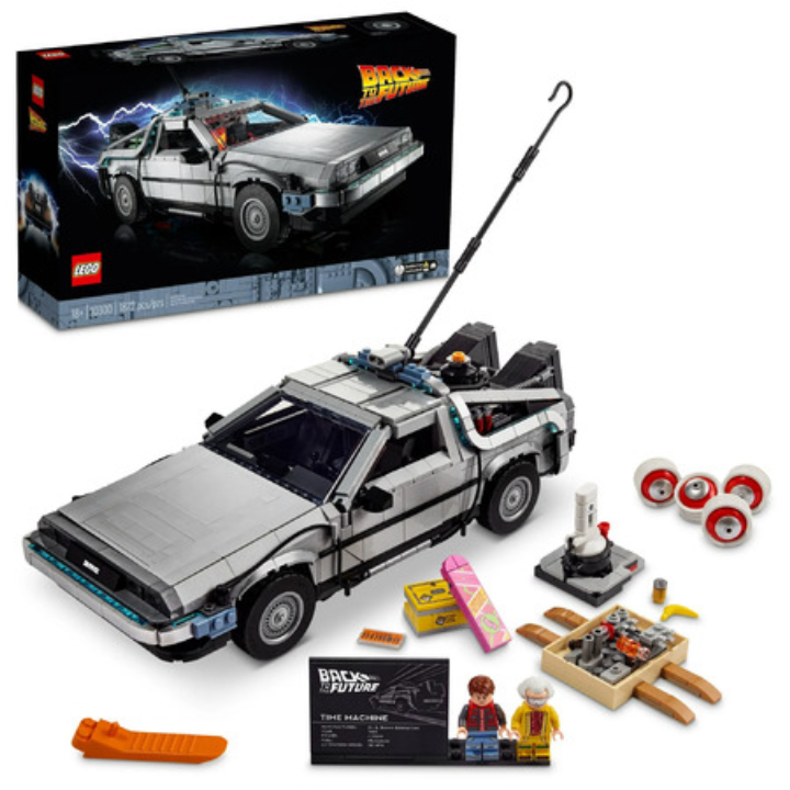 1872-Pc LEGO Icons Back to The Future Time Machine Building Set