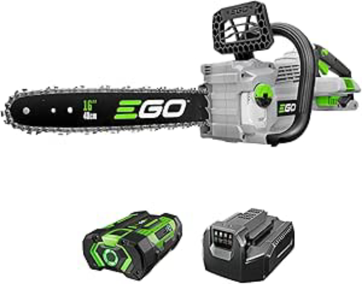 EGO POWER+ 16" 56V Brushless Chainsaw w/ 2.5Ah Battery & Charger