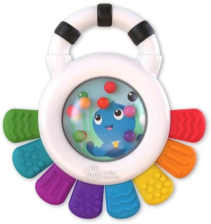 $3.59 | Baby Einstein Outstanding Opus The Octopus Sensory Rattle & Teether Multi-Use Toy at Amazon