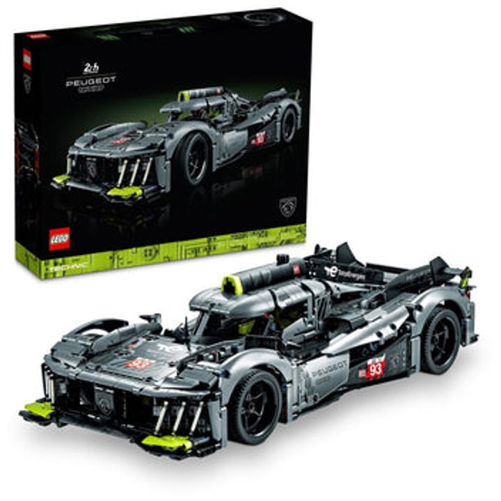 1775-Pc LEGO Technic PEUGEOT 9X8 24H Le Mans Hybrid Hypercar