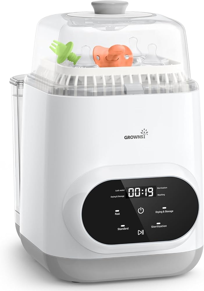 Grownsy EaseClean All-in-One Bottle Washer and Sterilizer and Dryer