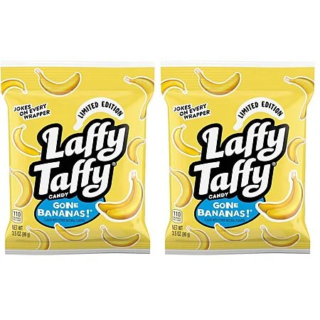 2-Pack 3.5-Ounce Laffy Taffy Banana Mini Bars