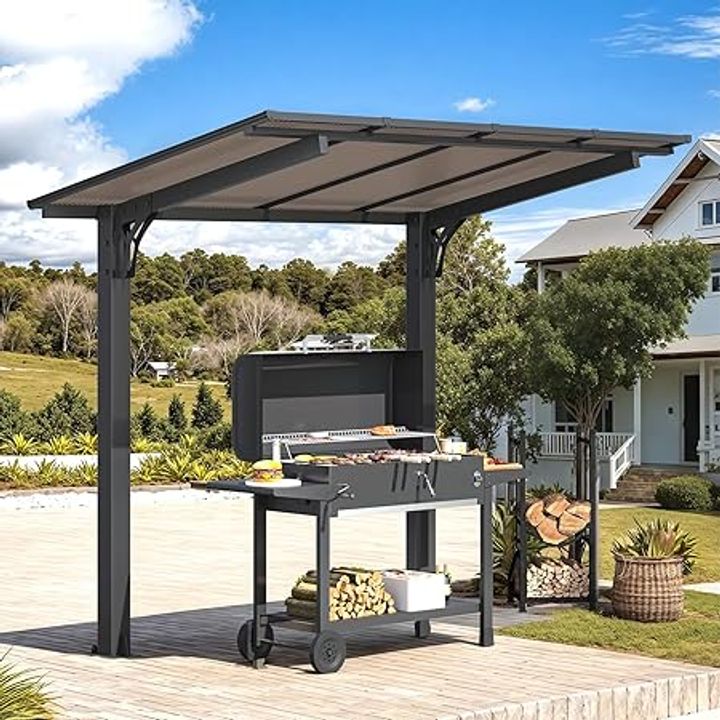 AECOJOY 5' x 8' Aluminum Hardtop Gazebo