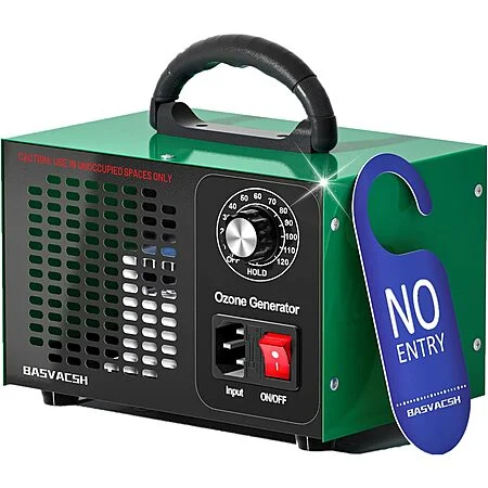 Select Accts: Basvacsh 45,000mg/h Ozone Generator (up to 2500sqft)