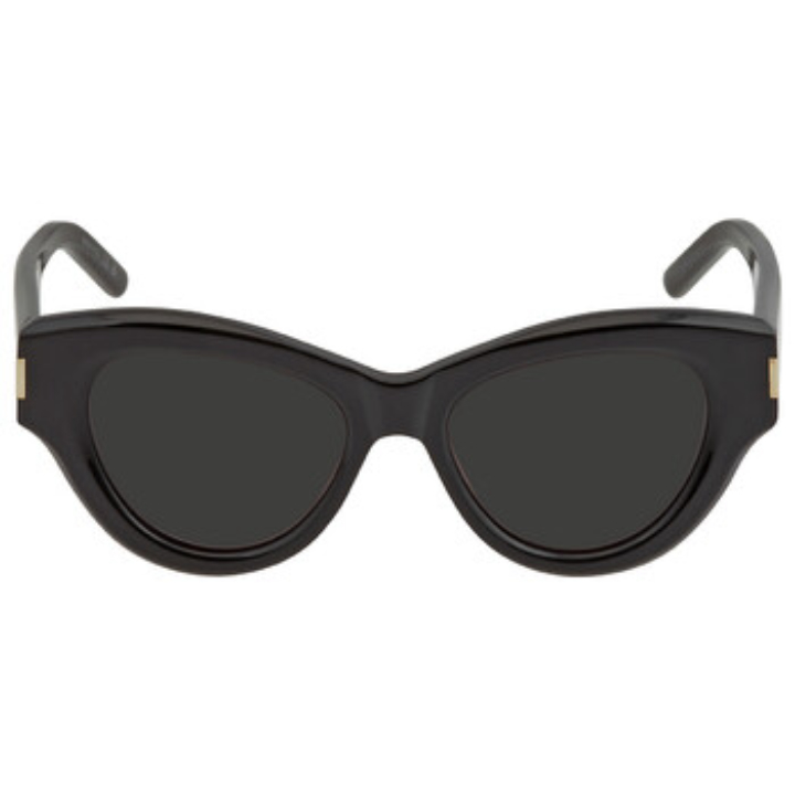 Saint Laurent Womens Cat Eye Black Black Black Fashion Designer Eyewear