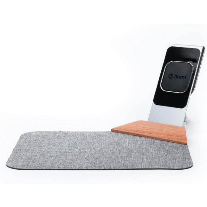 Numi Power Mat Charging Mouse Pad with Phone Charger - Gray