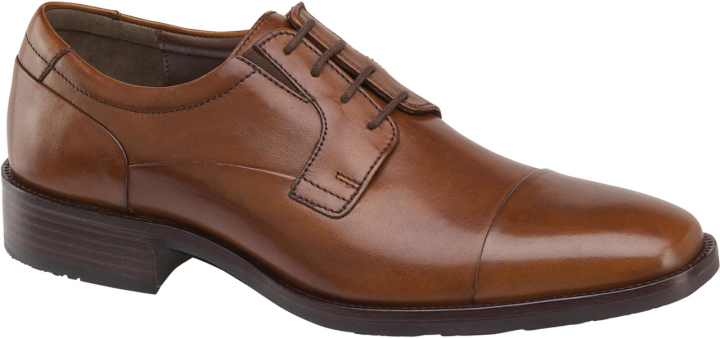 Johnston & Murphy Hodges Cap Toe Oxfords in Tan