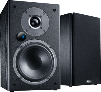 Magnat Monitor Active 2000 70W Two-Way Shelf Speaker, Black, Pair