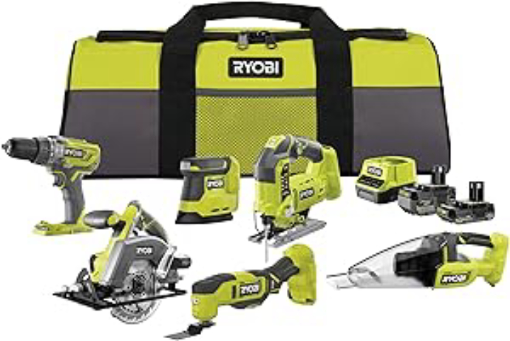 RYOBI ONE+ 18V Circular Saw & Jig Saw Combo Kit
