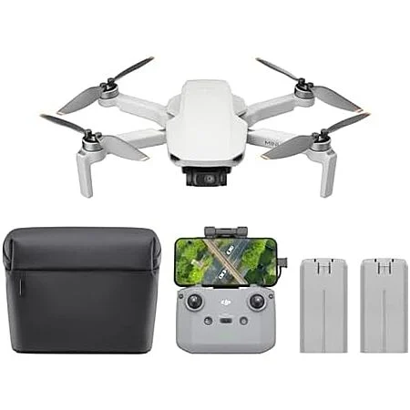 DJI Mini 4K Camera Drone Combo w/ 2 Batteries & RC-N1C Controller