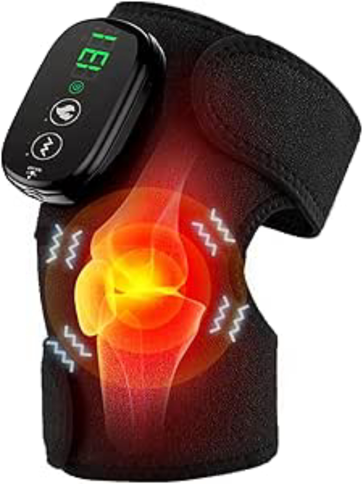3‑in‑1 Heated Knee, Shoulder & Foot Massager – Cordless Relief Anywhere
