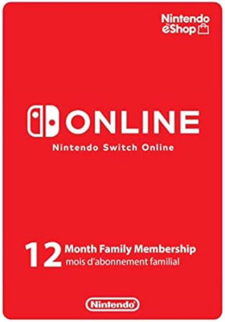 12-Month Nintendo Switch Online Family Membership Digital Code
